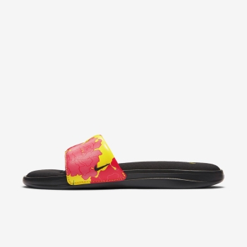 Nike Ultra Comfort 3 Printed - Sandaler - Sort/Gul/Grøn/Pink | DK-71291